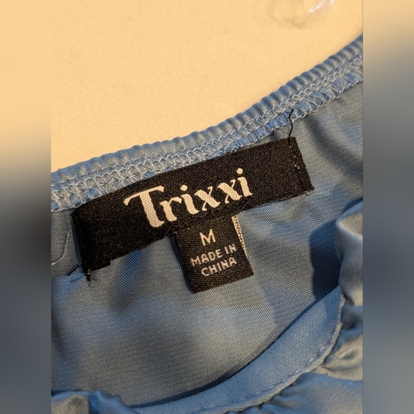 Trixxi Junior's Dress, Size M, Blue - Picture 6 of 10